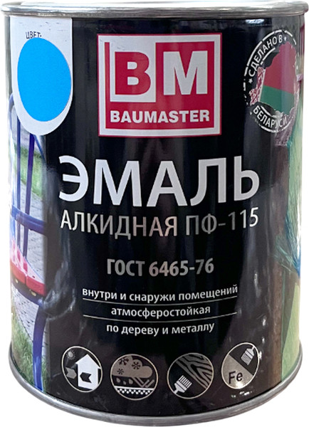 Эмаль BauMaster ПФ-115 - фото