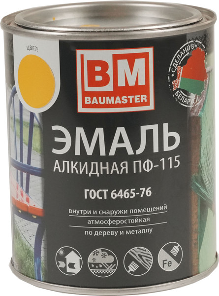 Эмаль BauMaster ПФ-115 - фото