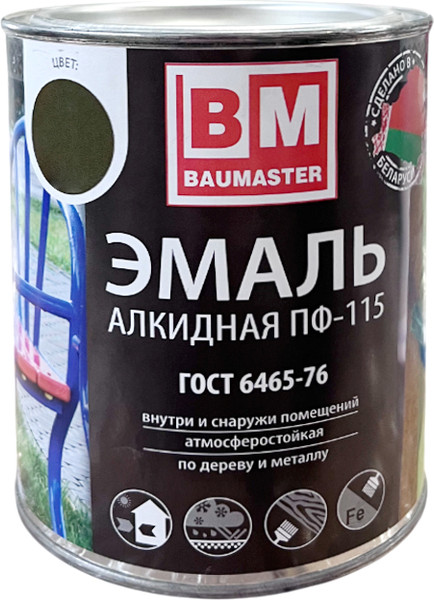 Эмаль BauMaster ПФ-115 - фото