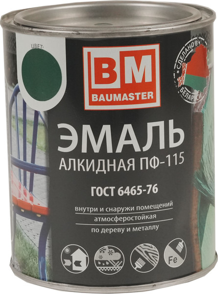 Эмаль BauMaster ПФ-115 - фото