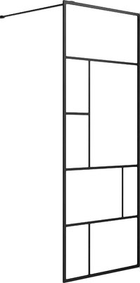 Душевая стенка Aquatek 100x200 / AQ WIW 10020BL Print - фото