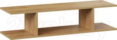 Полка ТриЯ Хилтон 1100 (дуб крафт золотой) - фото