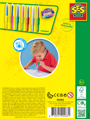 Фломастеры SES Creative Аэрографических Меняющих цвет / 00283