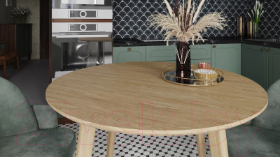 Обеденный стол Калифорния мебель Морган (дуб янтарный)