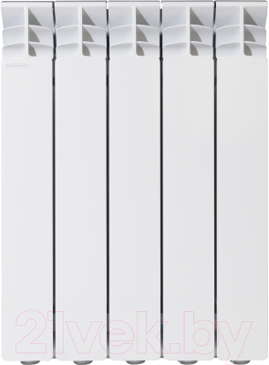 Радиатор алюминиевый Nova Florida Extrathermserir Super B4 500/100 White (5 секций) - фото