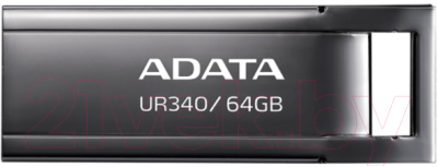 Usb flash накопитель A-data UR340 USB3.2 64GB (AROY-UR340-64GBK) - фото