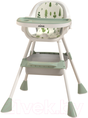 Стульчик для кормления NINO Moon (зеленый) - фото