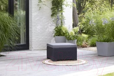 Пуф садовый Keter California Bay Hocker / 253155