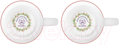 Набор кружек Elan Gallery Снегири / 880174