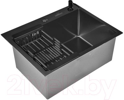 Мойка кухонная Wisent WS35848B+GER013+WW405B+W302644B - фото