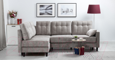 Диван угловой Нижегородмебель и К Арно ТД 563