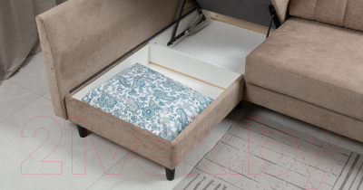 Диван угловой Нижегородмебель и К Арно ТД 565