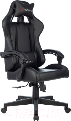 Кресло геймерское Бюрократ Zombie Game Tetra (черный/карбон) - фото