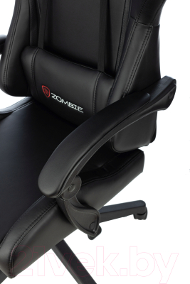 Кресло геймерское Бюрократ Zombie Game Tetra (черный/карбон)