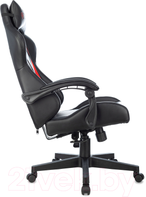 Кресло геймерское Бюрократ Zombie Game Tetra (черный/красный)