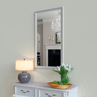 Зеркало Континент Дубай 60x110 (белый)