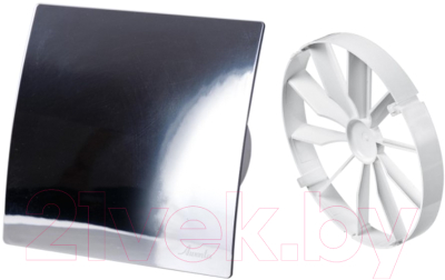 Вентилятор накладной Awenta System+ Silent 100H / KWS100H-PEH100-ZZ100 - фото