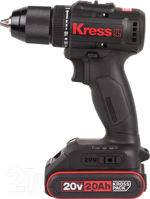 Аккумуляторная дрель-шуруповерт Kress KU212.1