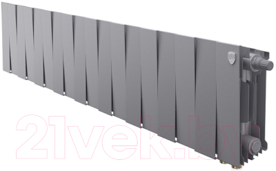 Радиатор биметаллический Royal Thermo PianoForte 200 VDR Silver Satin - фото