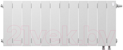 Радиатор биметаллический Royal Thermo PianoForte 300 Bianco Traffico VDR - фото