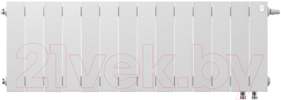 Радиатор биметаллический Royal Thermo PianoForte 300 Bianco Traffico VDR - фото