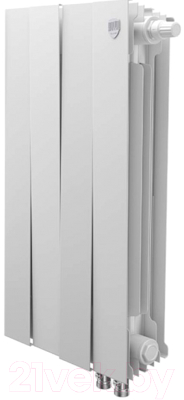 Радиатор биметаллический Royal Thermo PianoForte 500 VDR Bianco Traffico - фото