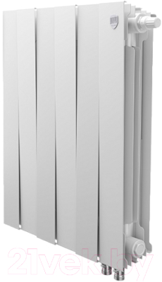 Радиатор биметаллический Royal Thermo PianoForte 500 VDR Bianco Traffico - фото