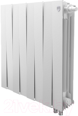 Радиатор биметаллический Royal Thermo PianoForte 500 VDR Bianco Traffico - фото