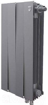 Радиатор биметаллический Royal Thermo PianoForte 500 VDR Silver Satin - фото