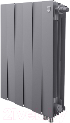 Радиатор биметаллический Royal Thermo PianoForte 500 VDR Silver Satin - фото