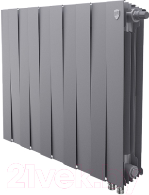 Радиатор биметаллический Royal Thermo PianoForte 500 VDR Silver Satin - фото