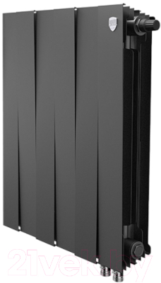 Радиатор биметаллический Royal Thermo PianoForte 500 VDR Noir Sable - фото