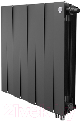 Радиатор биметаллический Royal Thermo PianoForte 500 VDR Noir Sable - фото