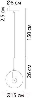 Потолочный светильник Arte Lamp Volare A1915SP-1GO