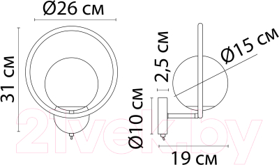 Бра Arte Lamp Matisse A7741AP-1AB