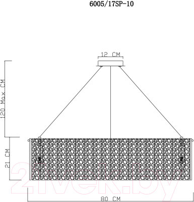 Люстра Divinare Felis 6005/17 SP-10