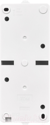 Блок выключатель+розетка TDM Вуокса SQ1803-1011