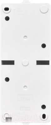 Блок выключатель+розетка TDM Вуокса SQ1803-1013