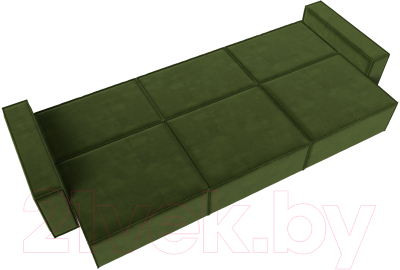 Диван Лига Диванов Куба Лонг (микровельвет зеленый)