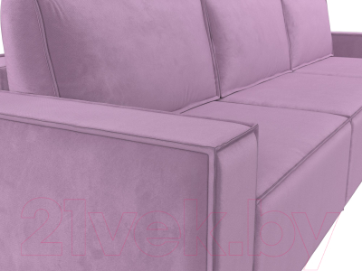 Диван Лига Диванов Куба Лонг (микровельвет сиреневый)