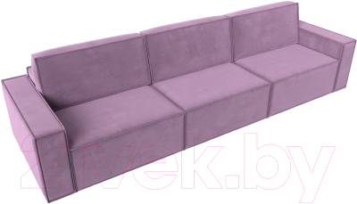 Диван Лига Диванов Куба Лонг (микровельвет сиреневый)