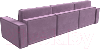 Диван Лига Диванов Куба Лонг (микровельвет сиреневый)