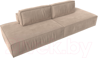 Диван Лига Диванов Прага Лофт (велюр бежевый)