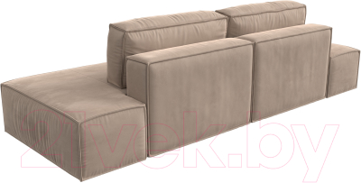 Диван Лига Диванов Прага Лофт (велюр бежевый)