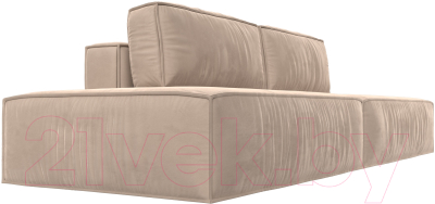 Диван Лига Диванов Прага Лофт (велюр бежевый)