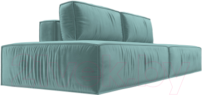 Диван Лига Диванов Прага Лофт (велюр бирюзовый)
