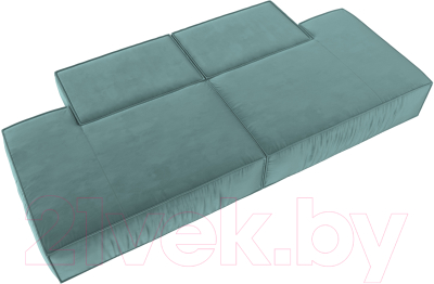 Диван Лига Диванов Прага Лофт (велюр бирюзовый)