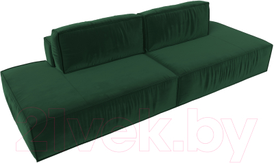 Диван Лига Диванов Прага Лофт (велюр зеленый)