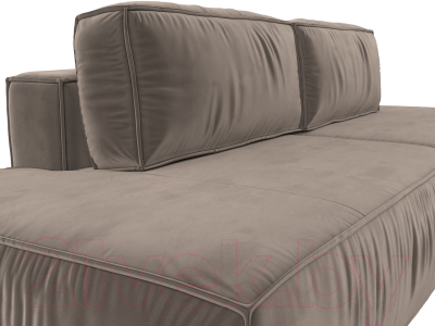 Диван Лига Диванов Прага Лофт (велюр коричневый)