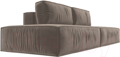 Диван Лига Диванов Прага Лофт (велюр коричневый)